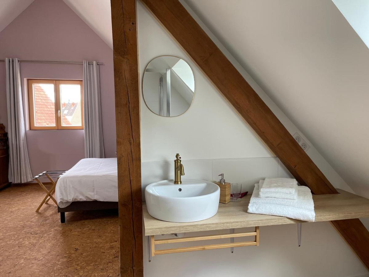 Alsacebnb - Gite 12 Personnes Dans Le Vignoble - Piscine Privee & Spa アンマーシュヴィア エクステリア 写真