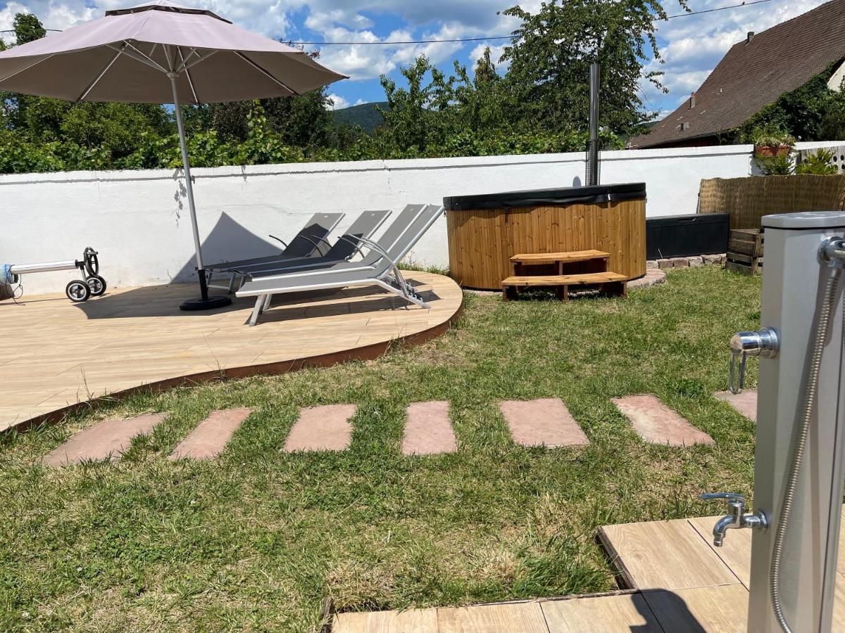 Alsacebnb - Gite 12 Personnes Dans Le Vignoble - Piscine Privee & Spa アンマーシュヴィア エクステリア 写真